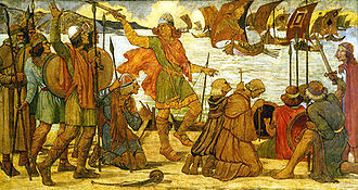 Từng sống ở khu vực Bắc Âu, thuộc Đan Mạch, Thụy Điển, Na Uy và Iceland ngày nay, người Viking nổi tiếng với hình ảnh những chiến binh hung bạo, dũng mãnh, thiện chiến. Họ đã dương buồm ra khơi, tấn công và cướp bóc của cải, đất đai... ở nhiều vùng lãnh thổ trù phú. Ảnh: wikipedia.