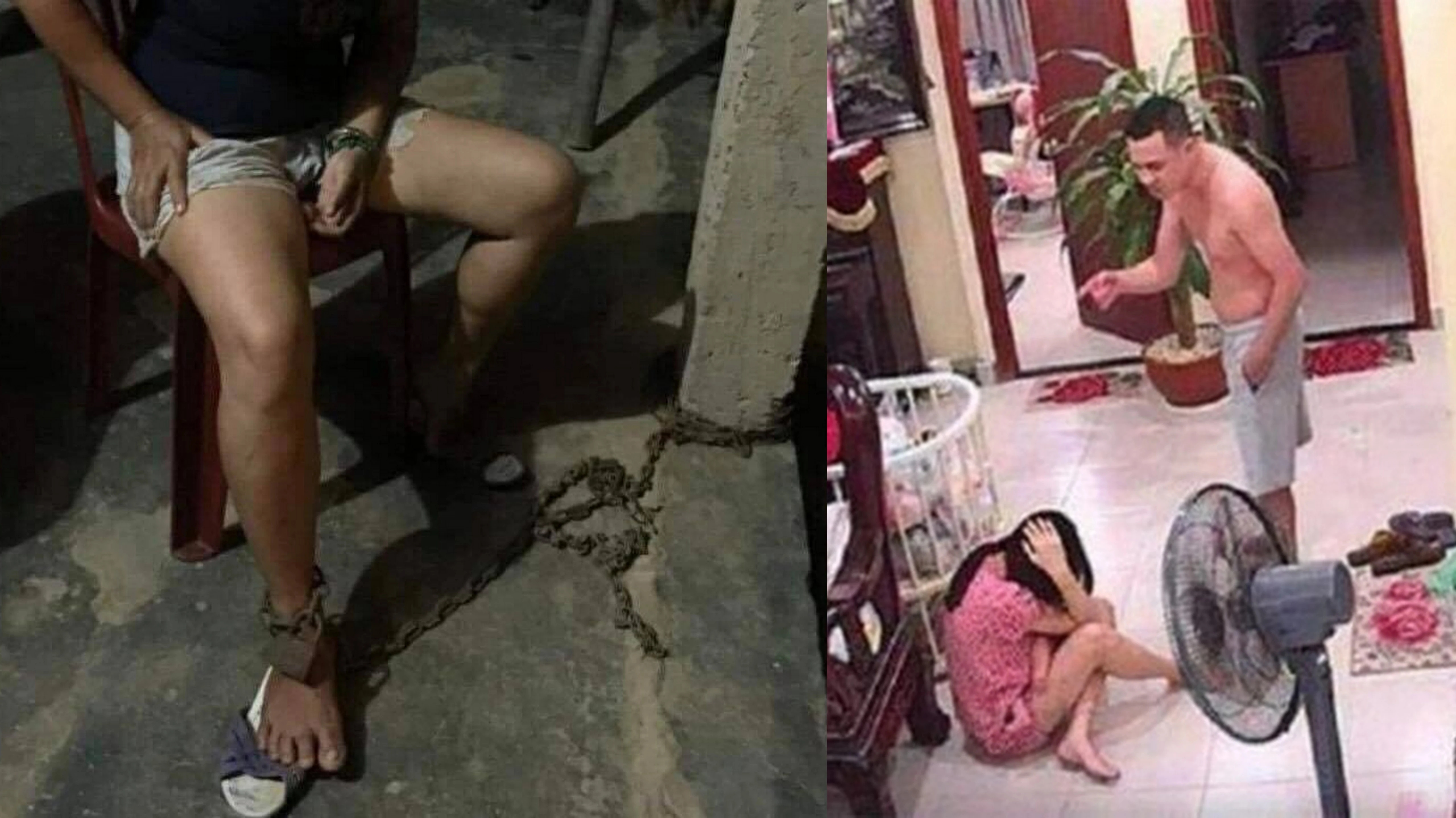 Bị chồng đánh, xích chân... chua xót phận phụ nữ Việt