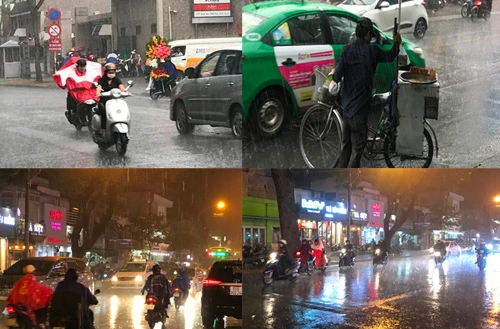 Ảnh: Mưa trái mùa lớn ở TPHCM, nhà vườn trồng mai Tết phát hoảng