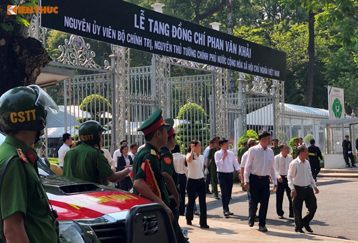 "Chúng tôi vinh dự được làm nhiệm vụ tại tang lễ của nguyên Thủ tướng Phan Văn Khải"