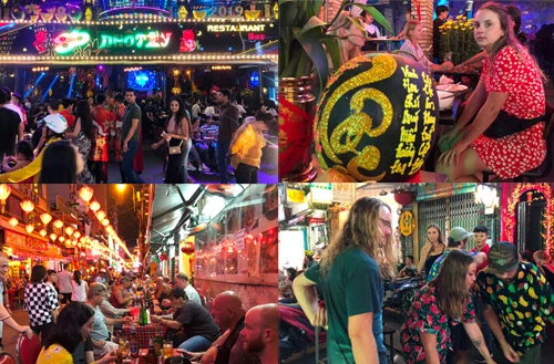 Khách quốc tế háo hức đón Giao thừa Kỷ Hợi ở “phố Tây” Bùi Viện