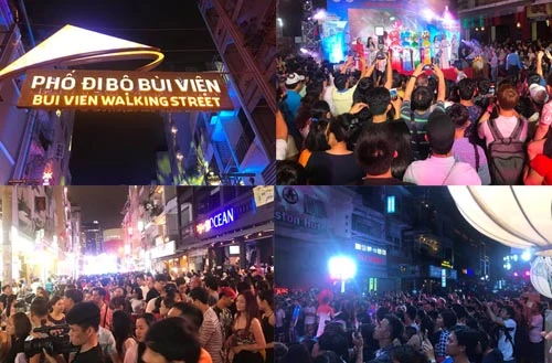 Ảnh: Hoành tráng lễ khai trương phố đi bộ Bùi Viện