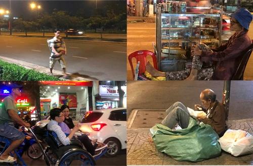 Nghẹn lòng những mảnh đời mưu sinh trong đêm giao thừa Mậu Tuất 2018