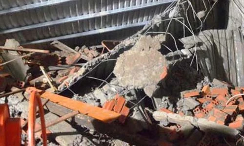 Hiện trường vụ sập nhà khiến 11 người thương vong