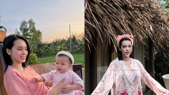 Quỳnh Lương sống an yên sau khi làm dâu miền Tây