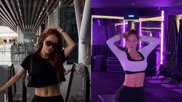 Nhã Phương gây sốt với cơ bụng 'số 11' cực nét sau khi sinh con thứ ba