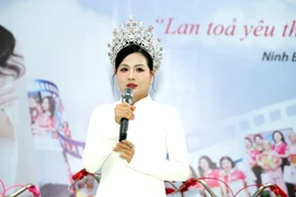 Hành động đẹp của Hoa hậu Minh Toán sau đăng quang