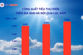 Hà Nội bước vào giai đoạn nắng nóng kéo dài, nhu cầu sử dụng điện cao
