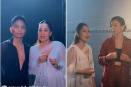 Tình bạn giữa Lệ Quyên - Khánh Thi phía sau MV mới