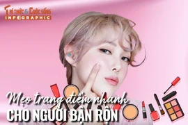  [INFOGRAPHIC] Mẹo trang điểm nhanh cho người bận rộn