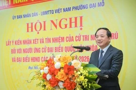 Cử tri tín nhiệm giới thiệu ông Trịnh Văn Quyết ứng cử đại biểu Quốc hội