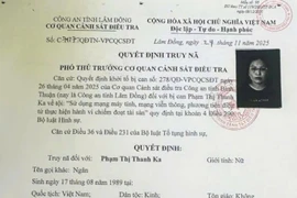 Truy nã Phạm Thị Thanh Ka liên quan vụ chiếm đoạt tài sản qua mạng