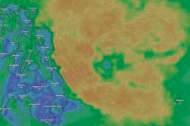 Bão Nokaen mạnh lên nhanh ngoài khơi Philippines