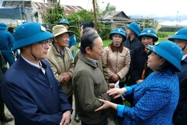 Chủ tịch Ủy ban Trung ương MTTQ Việt Nam kiểm tra khắc phục lũ tại Lâm Đồng