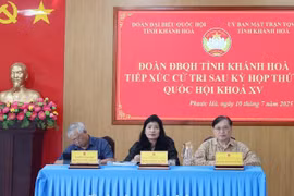 Đại biểu Quốc hội tỉnh Khánh Hòa tiếp xúc cử tri xã Phước Hà