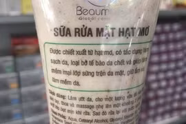 Thu hồi sữa rửa mặt hạt mơ Episode BM Beaumore