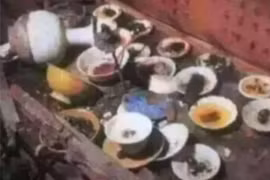 Kinh ngạc chiếc bàn tiệc nghìn năm tuổi trong lăng mộ 