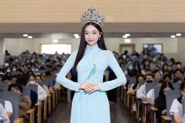 Hành động đẹp của Hoàng Ngọc Như sau đăng quang Hoa hậu Sinh viên Việt Nam