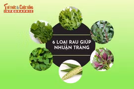 [INFOGRAPHIC] 6 loại rau giúp nhuận tràng