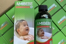 Thu hồi lô nước tắm gội trẻ em bán trong Bệnh viện Sản nhi Quảng Ngãi