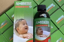 Thu hồi lô nước tắm gội trẻ em bán trong Bệnh viện Sản nhi Quảng Ngãi