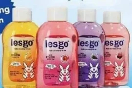 Thu hồi lô sản phẩm Nước súc miệng Lesgo trẻ em do chứa Methylparaben