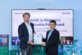 Vinamilk gia nhập nhóm 5% thương hiệu mạnh nhất toàn cầu