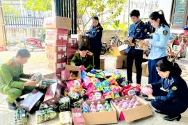 Phát hiện cơ sở kinh doanh bánh kẹo nhập lậu ở Quảng Trị