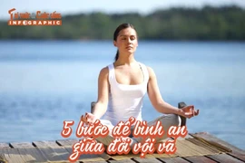 [INFOGRAPHIC] 5 bước để bình an giữa đời vội vã