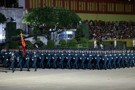 Toàn cảnh tổng hợp luyện diễu binh, diễu hành lần 2 tại Quảng trường Ba Đình