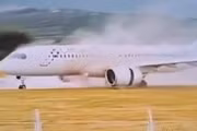Máy bay Croatia Airlines chở 135 người trượt khỏi đường băng, lao ra bãi cỏ