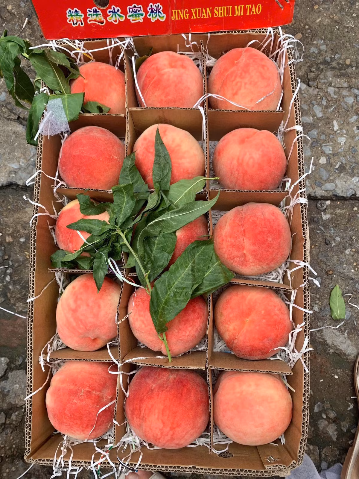 Chị Loan (một đầu mối bán hoa quả ở Hà Nội) cho biết, đào tiên Bắc Kinh từng xuất hiện tại thị trường Việt từ một vài năm trước. Ảnh: Facebook