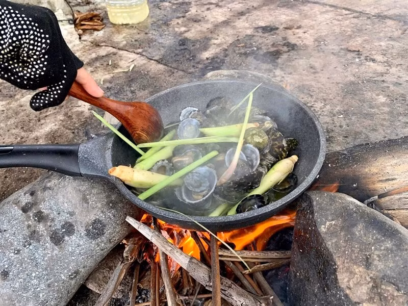 Loại ốc này có thể chế biến thành nhiều món ngon, trong đó luộc là món thông dụng nhất, vừa dễ làm, vừa giữ được hương vị tự nhiên. Ảnh: Vietnamnet