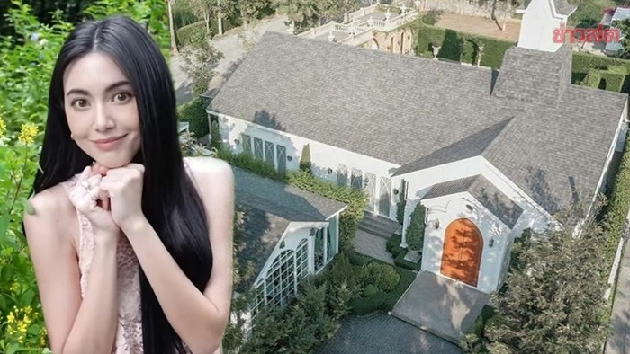 Bên cạnh bộ sưu tập hàng hiệu, siêu xe sang trọng, Mai Davika còn nắm trong tay nhiều bất động sản có giá trị lớn. Nổi bật nhất là tòa dinh thự rộng 8.000m2 được cô mua vào đầu năm 2023. Ảnh: Khaosod