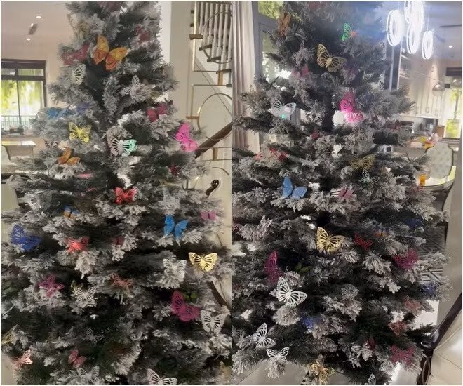 Sự kết hợp giữa các màu ánh kim, pastel và neon tạo tổng thể nhẹ nhàng mà nổi bật. Ảnh: FBNV