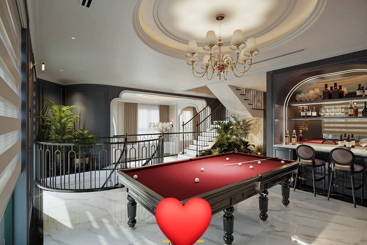 Không gian tầng 2 mở ra là khu giải trí. Ảnh: FBNV