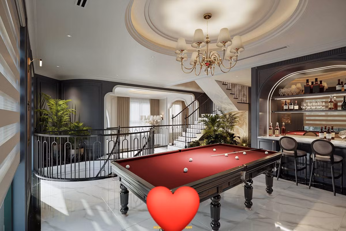 Không gian tầng 2 mở ra là khu giải trí. Ảnh: FBNV