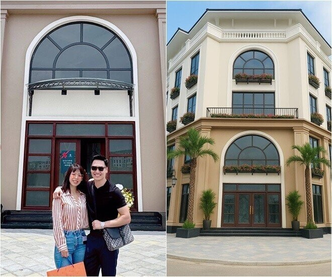 Căn biệt thự mới này được vợ chồng nam diễn viên tậu hồi tháng 5/2024. Ảnh: FBNV