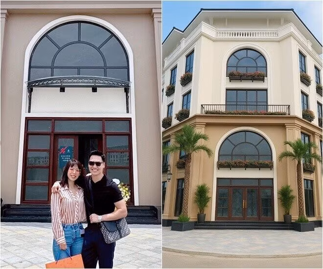 Căn biệt thự mới này được vợ chồng nam diễn viên tậu hồi tháng 5/2024. Ảnh: FBNV