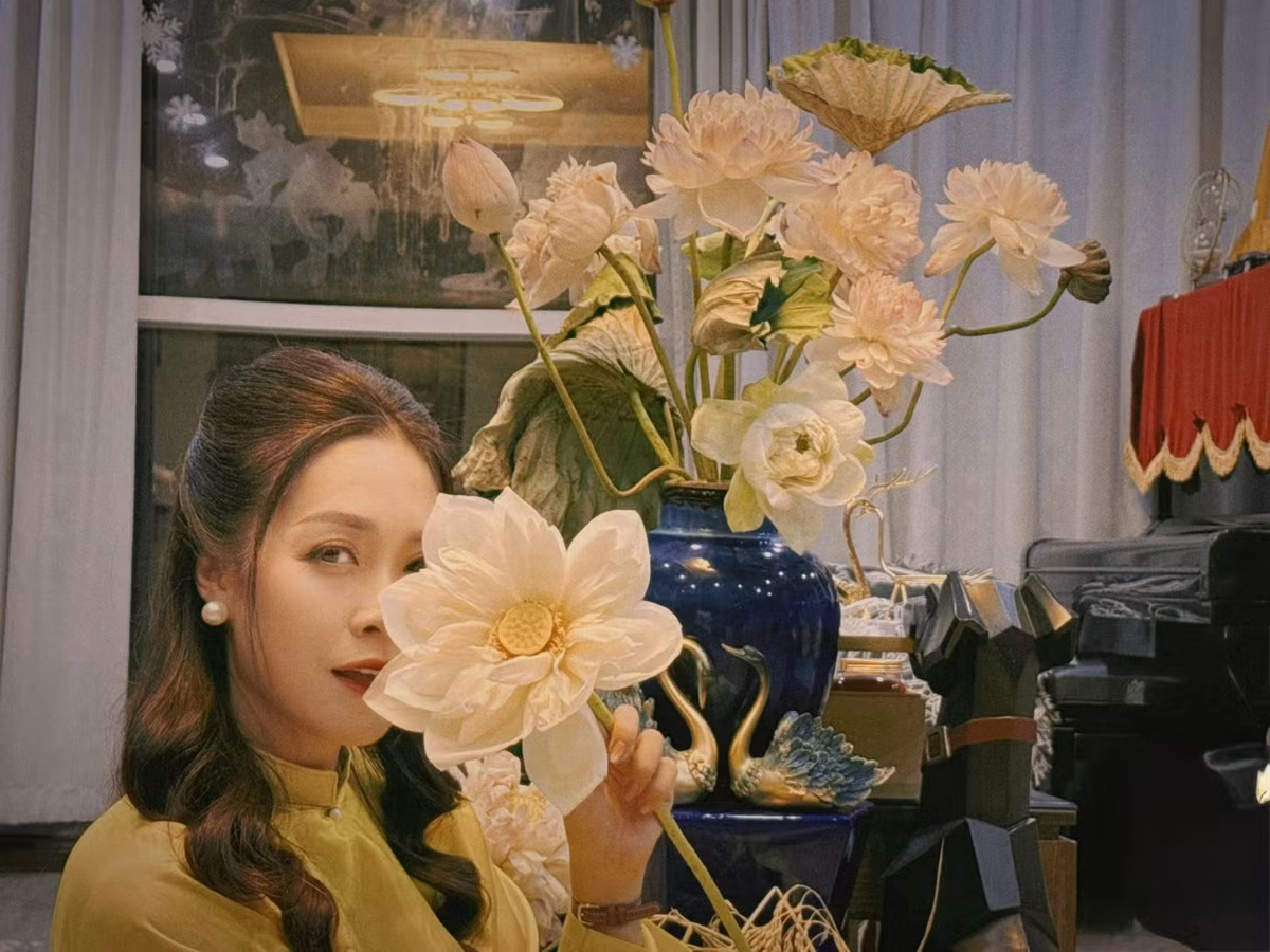 Trên trang cá nhân, MC Hoàng Trang thường xuyên chia sẻ hình ảnh không gian ấm cúng trong căn nhà. Ảnh: FB Trang Hoang