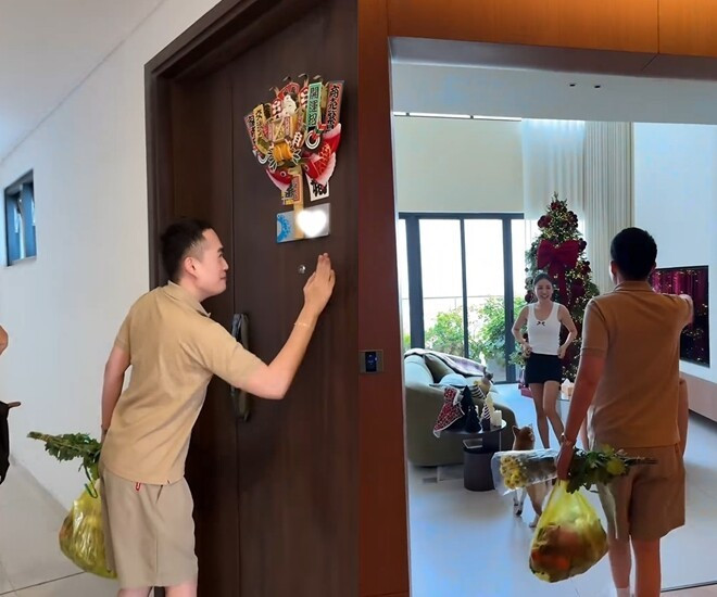 Mới đây, TikToker Tina Thảo Thi đến thăm căn hộ của Văn Mai Hương, qua đó hé lộ một phần không gian sống của nữ ca sĩ. Ảnh chụp màn hình