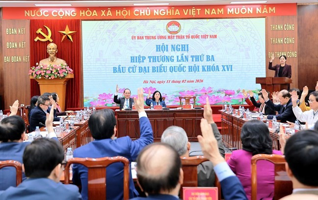 Đoàn Chủ tịch Ủy ban Trung ương MTTQ Việt Nam tổ chức Hội nghị hiệp thương lần thứ ba