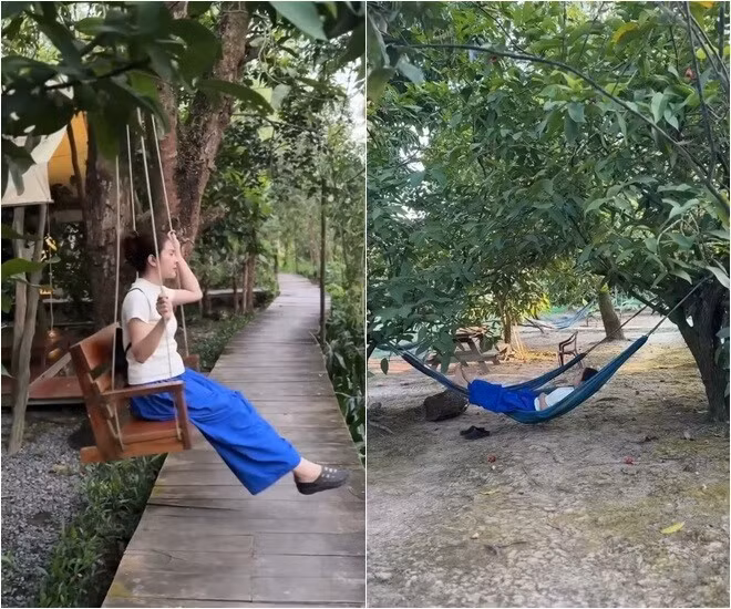 Không gian yên bình tại đây tách biệt hoàn toàn với ồn ào nơi phố thị. Ảnh chụp màn hình