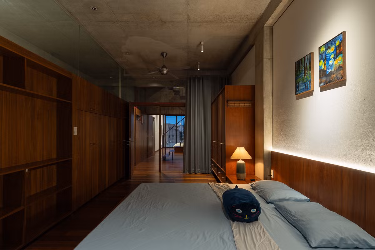 Tầng 2 là nơi ở và nghỉ ngơi cho nhân viên. Ảnh: Quangdam