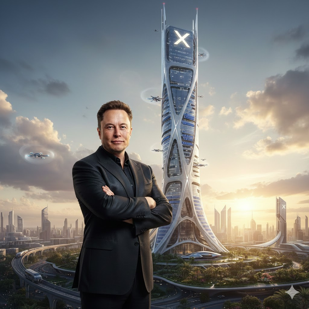 Giả định dùng để đầu tư bất động sản tại Việt Nam, Elon Musk có thể sở hữu gần như toàn bộ các công trình biểu tượng đắt giá nhất, thậm chí mua đi mua lại nhiều lần. Ảnh minh họa bởi AI