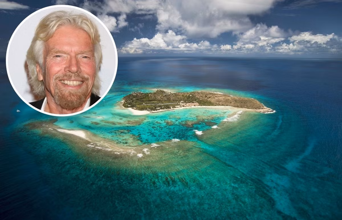 Tỷ phú Richard Branson mua Necker Island năm 1979 chỉ với 120.000 USD và biến nơi này thành “thánh địa nghỉ dưỡng” của giới siêu sao. Ảnh: BI