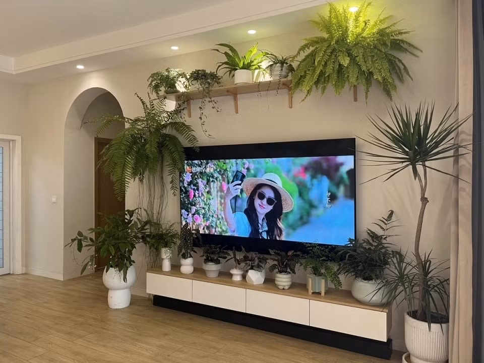 Bên trong ngôi nhà mang phong cách giản dị, ấm cúng và tiện dụng. Ảnh: QQ