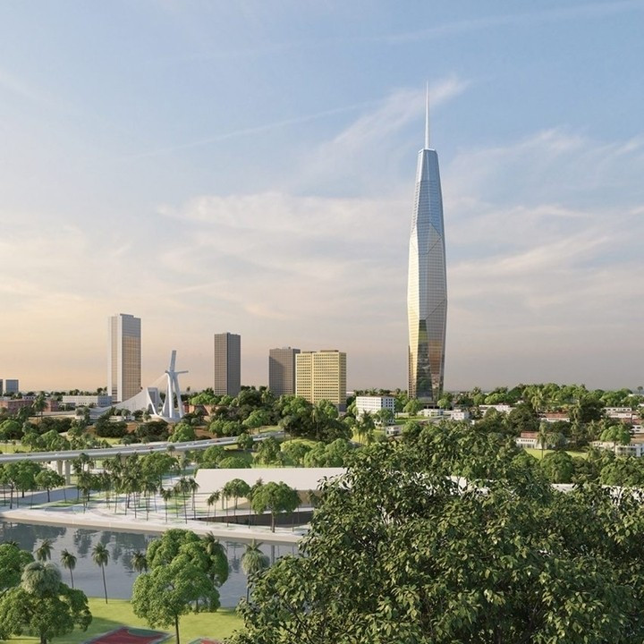 Tòa tháp siêu mảnh tại Midtown Manhattan (Mỹ) cao 305 mét, gồm các căn hộ chiếm trọn một tầng và đài quan sát trên đỉnh. Dự án được xây dựng trên khu đất của hai công trình cũ đã tháo dỡ, đồng thời tích hợp một tòa nhà đá vôi 12 tầng vào phần khối đế. Ảnh: Dezeen