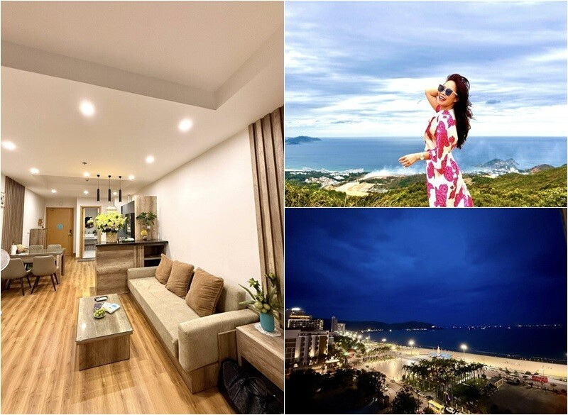 Năm 2025, BTV Hoàng Trang tậu một căn hộ xinh xắn tại thành phố biển Quy Nhơn. Ảnh: FBNV