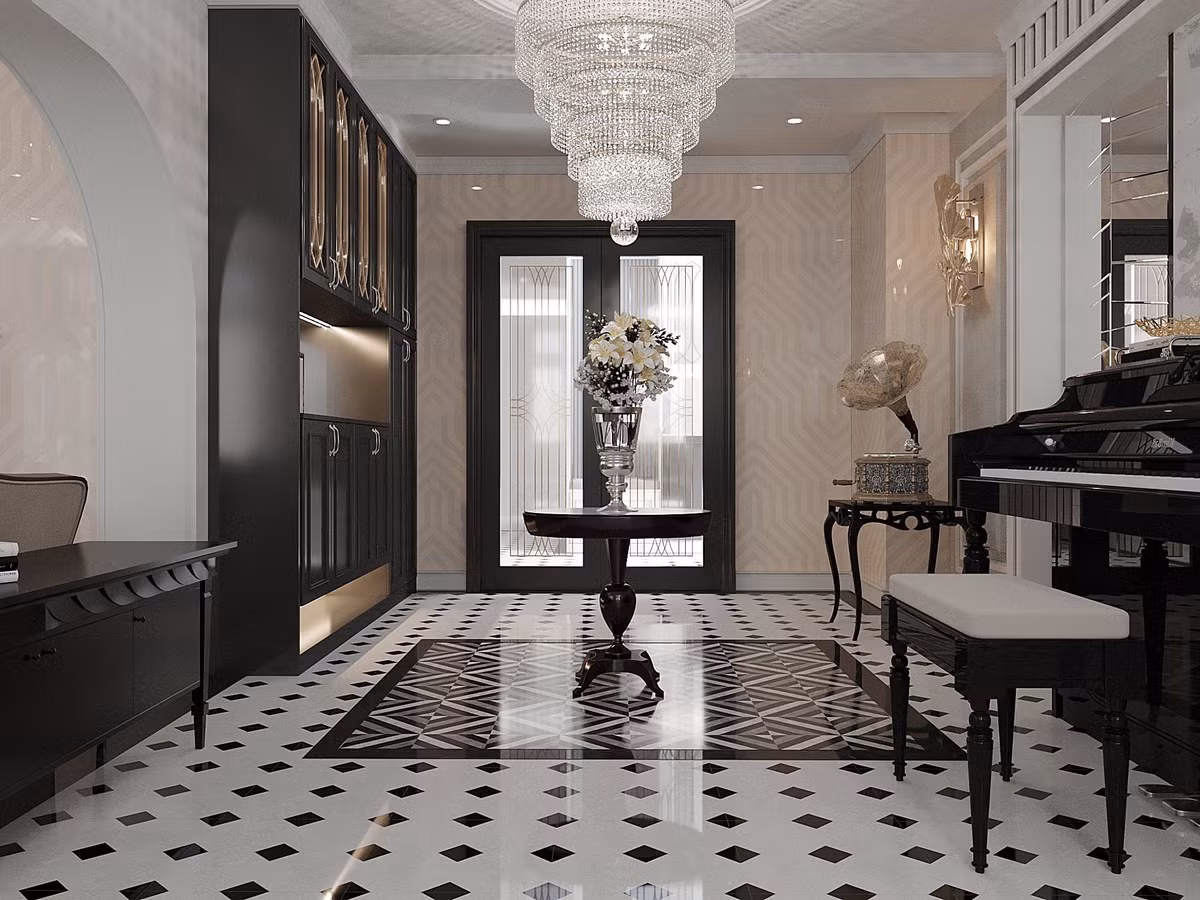 Không gian bên trong căn hộ sang trọng, lộng lẫy như khách sạn 5 sao. Ảnh: FB Nguyên Vũ